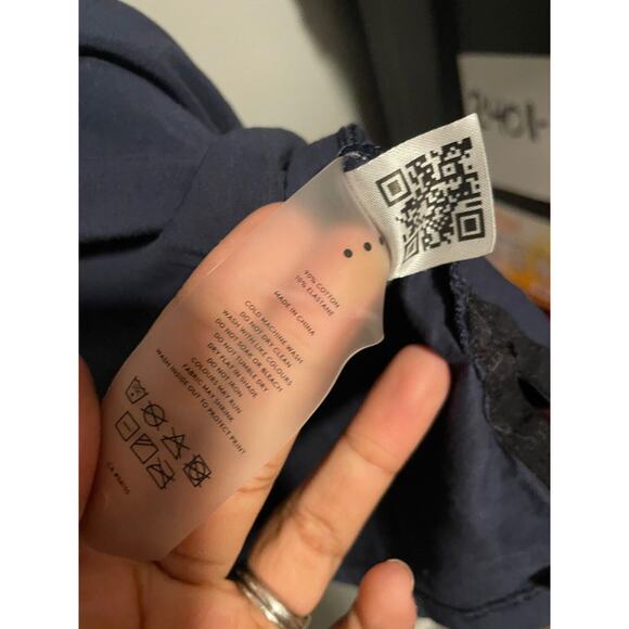 REC GEN Mens T Shirt Medium Navy Stretch Crew Neck Short Sleeve Casual Modern - Picture 3 of 7